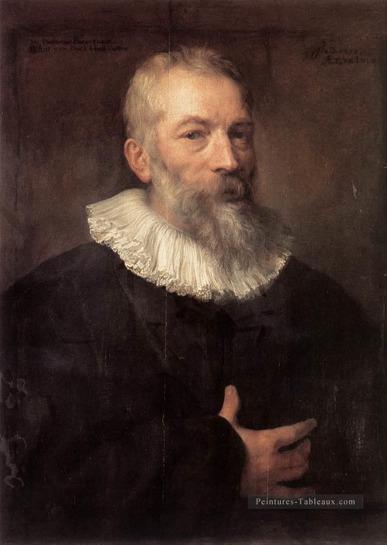 Portrait de l’artiste Martin Pepijn Baroque peintre de cour Anthony van Dyck Peintures à l'huile